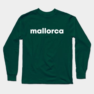 Mallorca, Spain (white) Long Sleeve T-Shirt